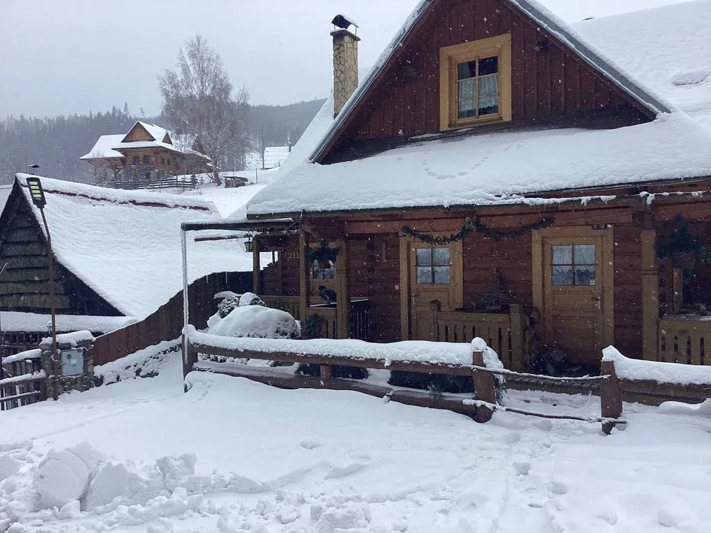 Pohľad na chatu z druhej strany